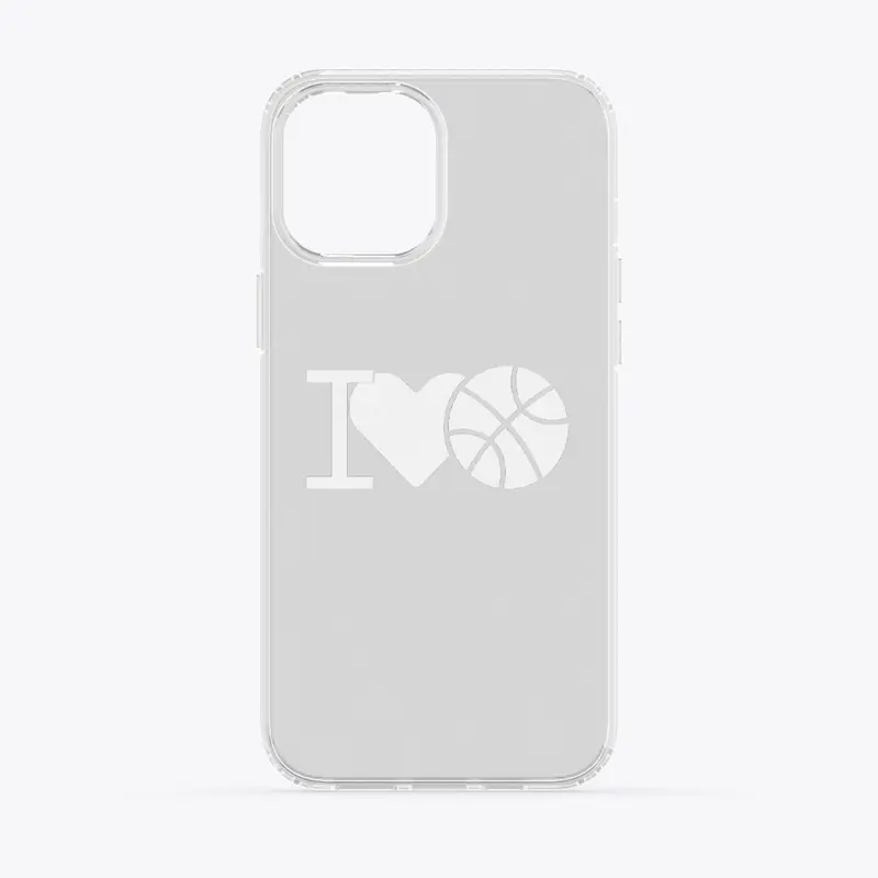 'I Love Basketball' cell phone cases