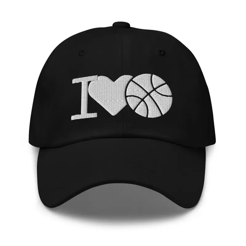 'I Love Basketball' dad hat