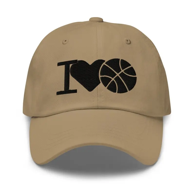 'I Love Basketball' dad hat