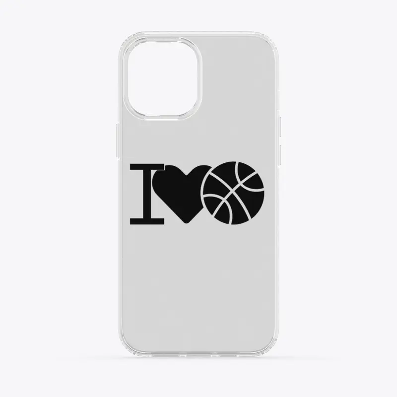 'I Love Basketball' cell phone cases