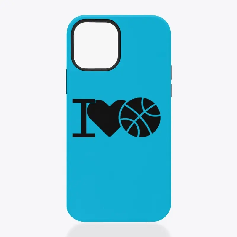 'I Love Basketball' cell phone cases