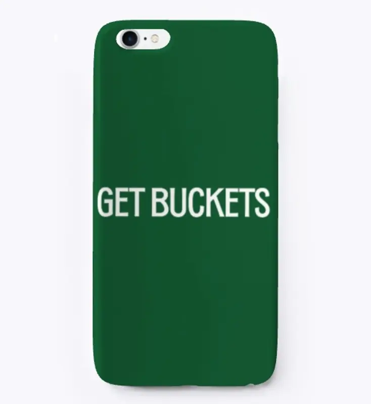 Get Buckets Cellphone Case in White