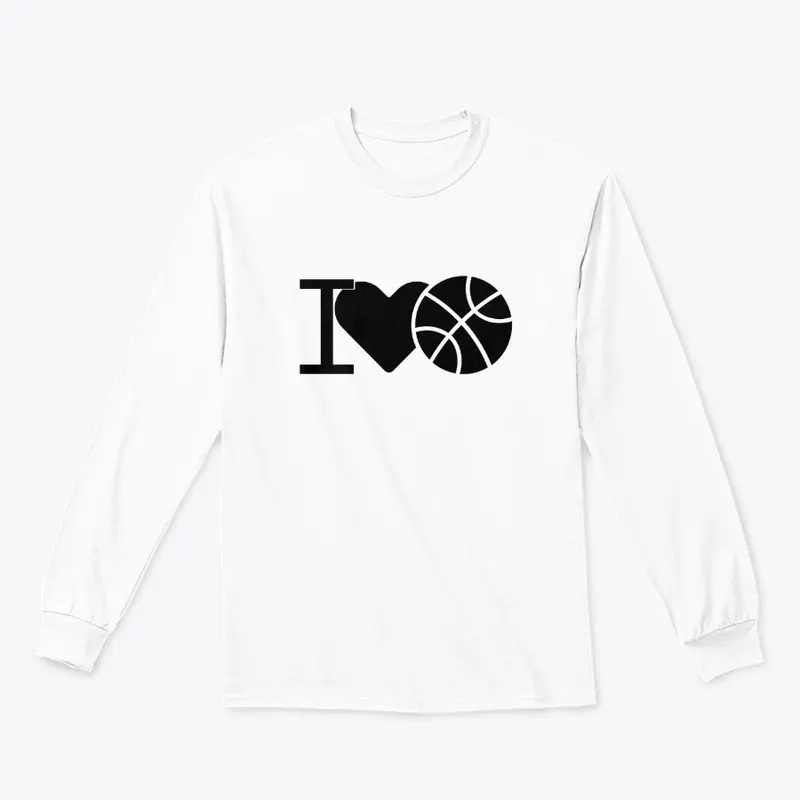 'I Love Basketball' women's t-shirts