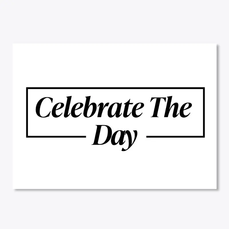  'Celebrate The Day'  stickers